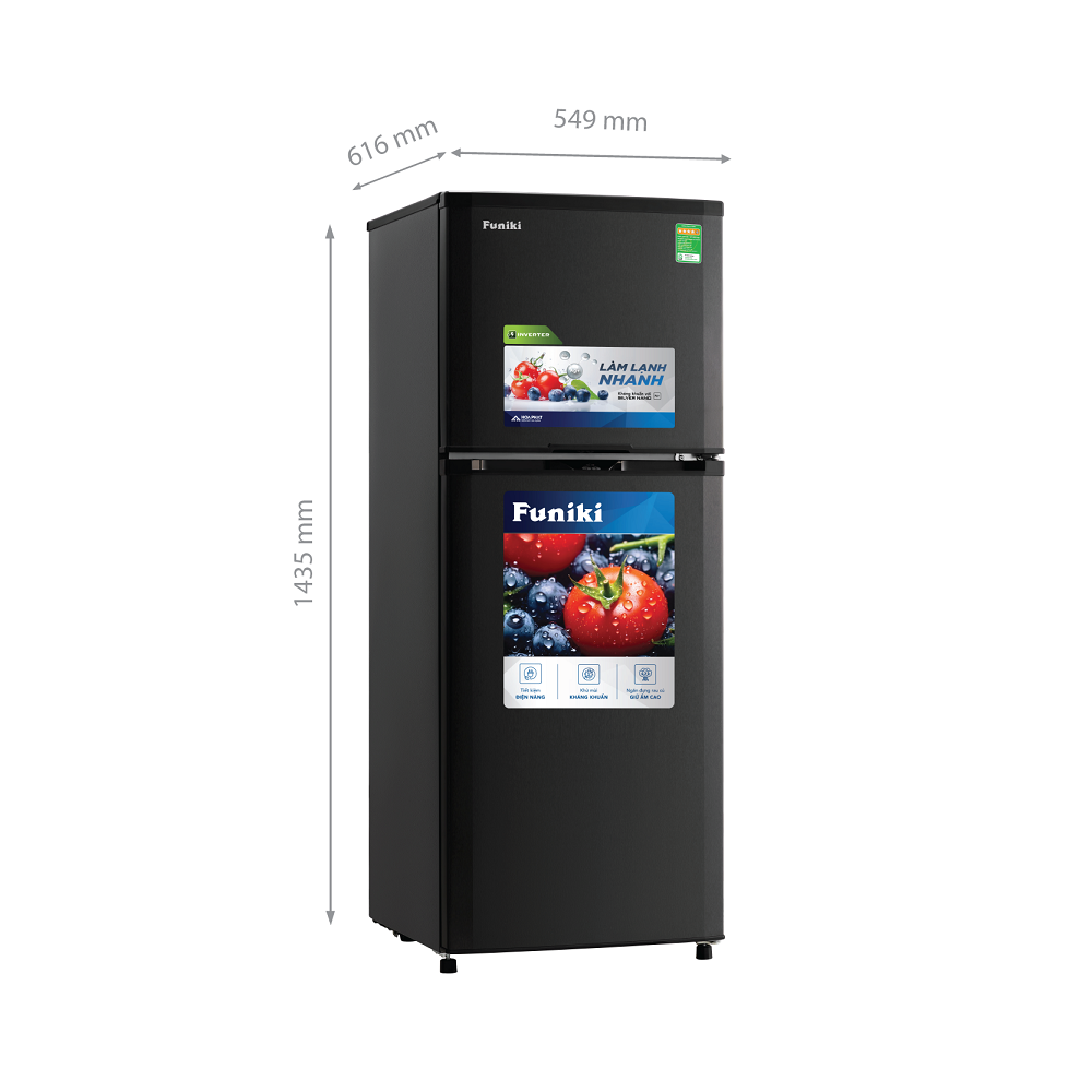 Tủ lạnh Inverter 209L Funiki HR-T8209TDG